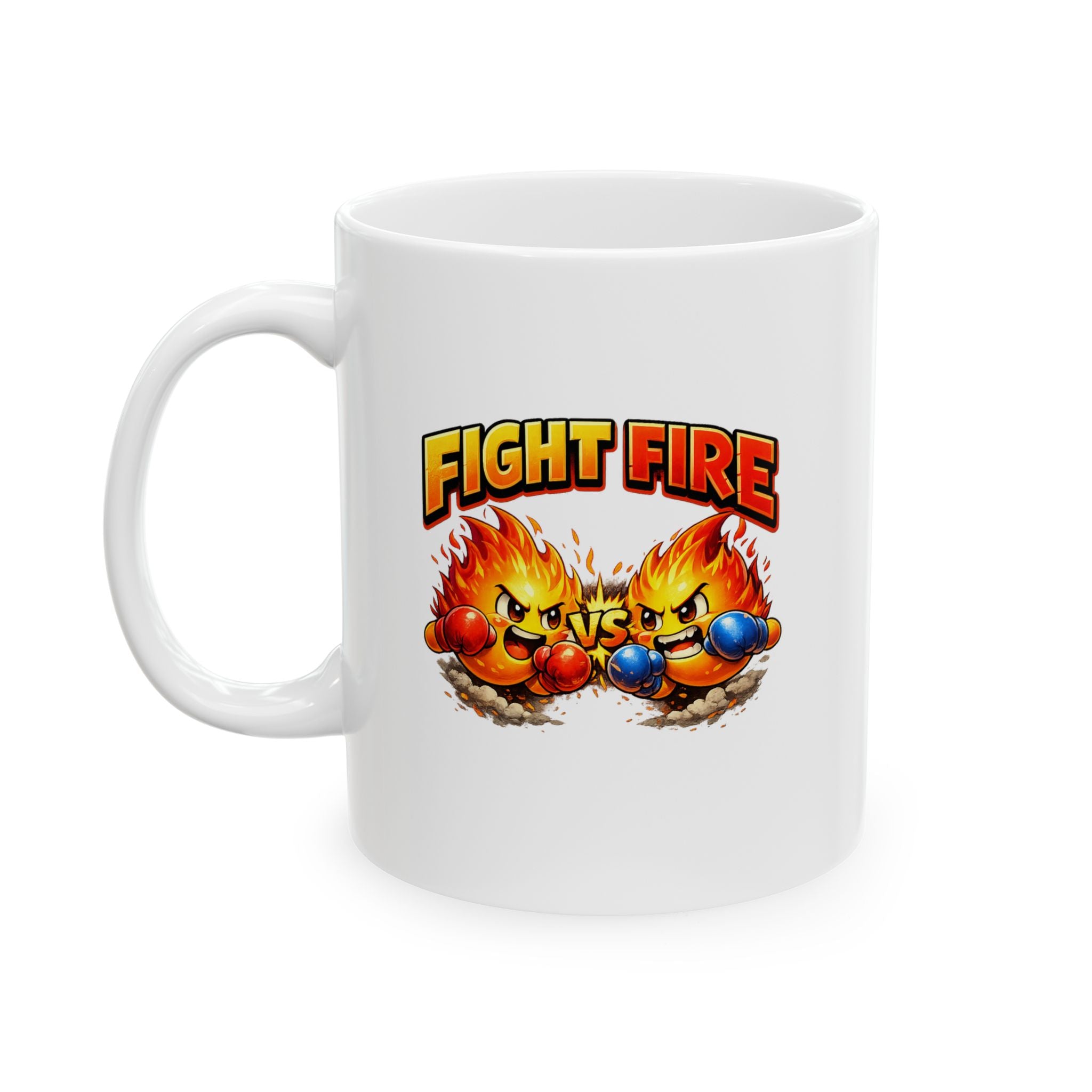 The People's Billionaire Smiling Earth / Fight Fire with Fire Mug